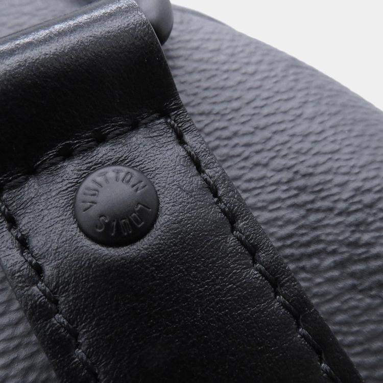 مملوكة مسبقًا حقيبة لويس فيتون كييبول باندولير فيروزي/نوير مونوجرام إكليبس ريفيرس حجم خمسة وعشرون