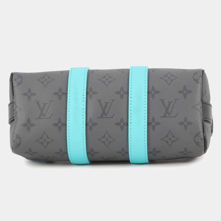 مملوكة مسبقًا حقيبة لويس فيتون كييبول باندولير فيروزي/نوير مونوجرام إكليبس ريفيرس حجم خمسة وعشرون