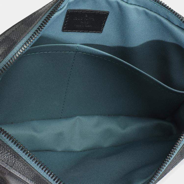 Pre Owned Louis Vuitton Damier Graphite Canvas Alpha Messenger Bag