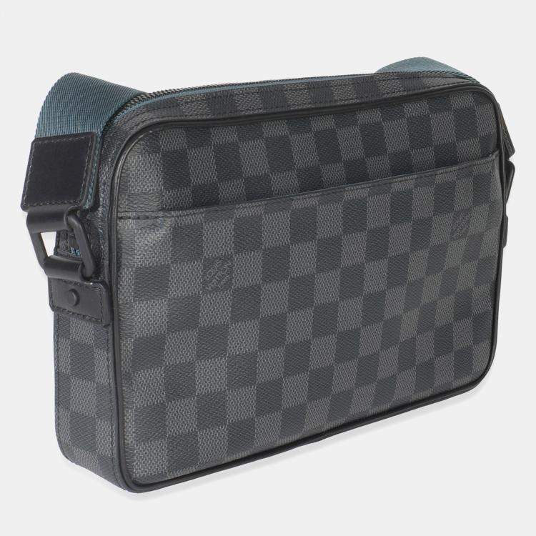 Pre Owned Louis Vuitton Damier Graphite Canvas Alpha Messenger Bag