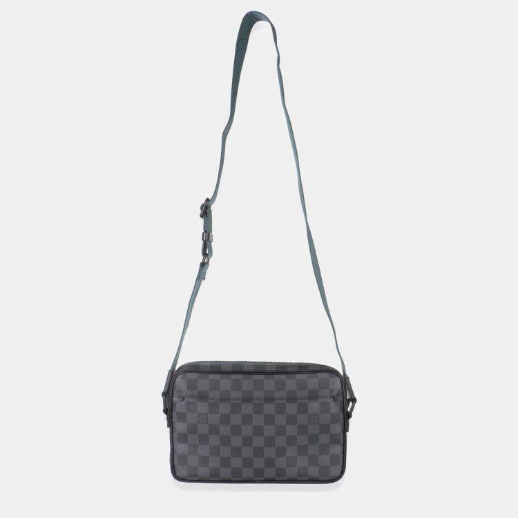 Pre Owned Louis Vuitton Damier Graphite Canvas Alpha Messenger Bag