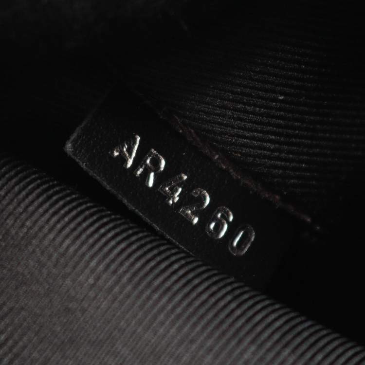 Pre Owned Louis Vuitton Steamer Messenger Shoulder Bag In Coated Canvas And Leather Monogram Eclipse Gray