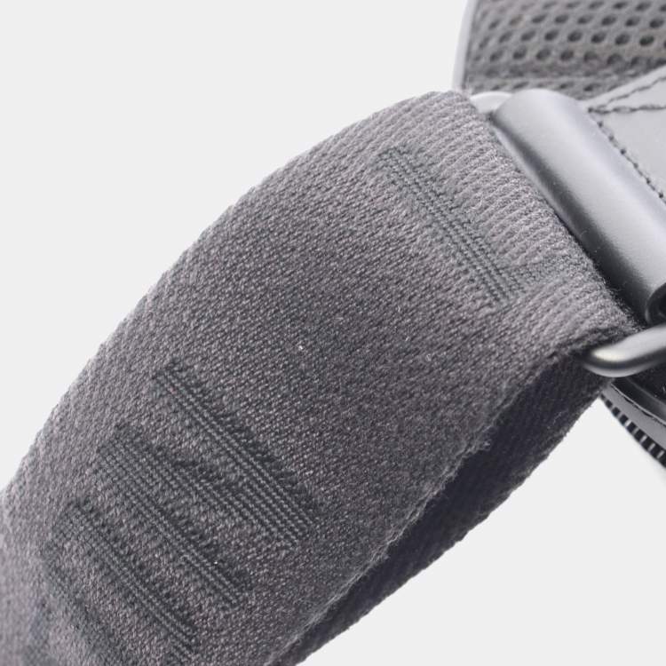 Pre Owned Louis Vuitton Pilot Sling Bag Waist Body Leather Black