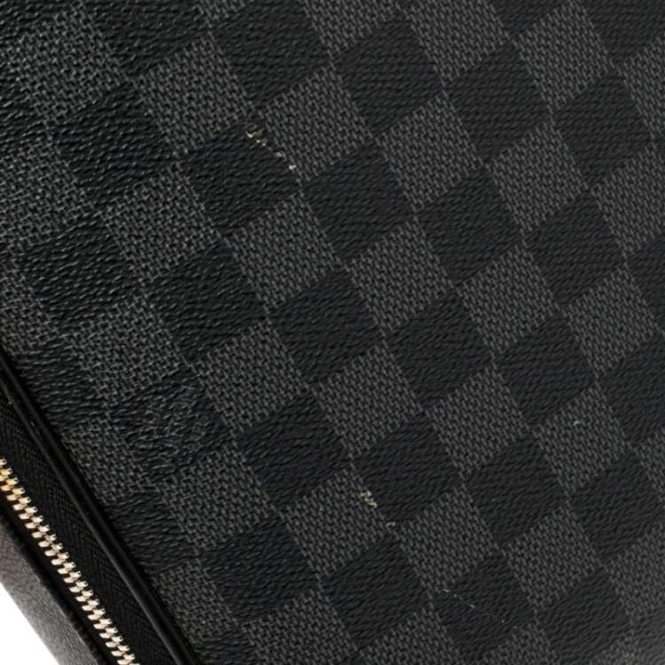 Pre Owned Louis Vuitton Damier Graphite Canvas Steeve Briefcase Bag