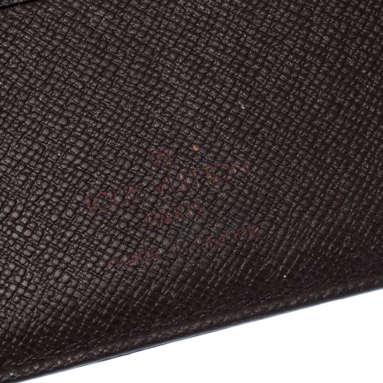 Pre Owned Louis Vuitton Damier Ebene Canvas Multiple Bifold Wallet
