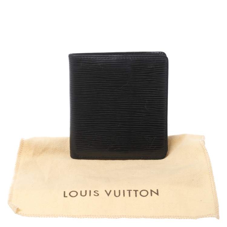 Pre Owned Louis Vuitton Black Epi Leather Multiple Wallet