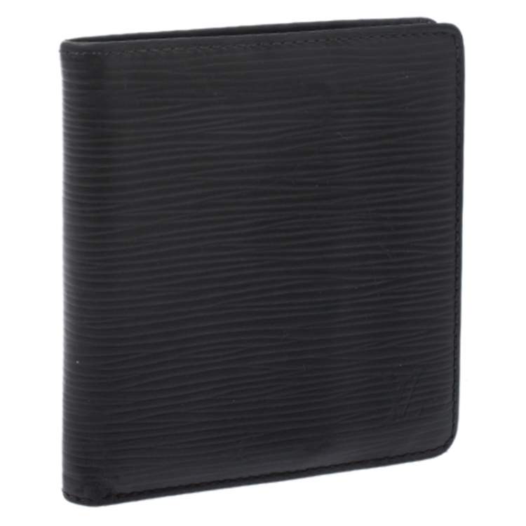 Pre Owned Louis Vuitton Black Epi Leather Multiple Wallet