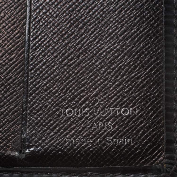 Pre Owned Louis Vuitton Black Epi Leather Multiple Wallet
