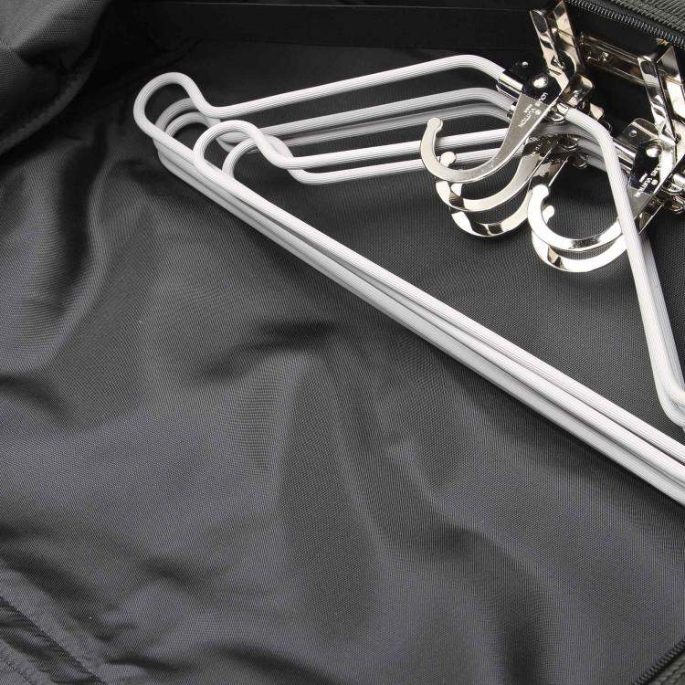 Pre Owned Louis Vuitton Green Nylon Santore Ardoise Garment Travel Bag