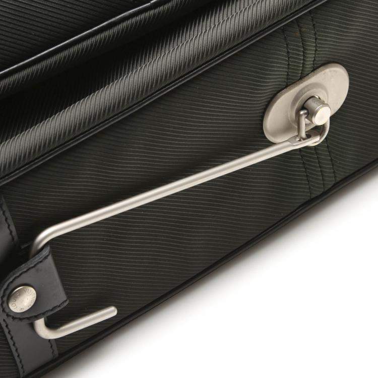 Pre Owned Louis Vuitton Green Nylon Santore Ardoise Garment Travel Bag