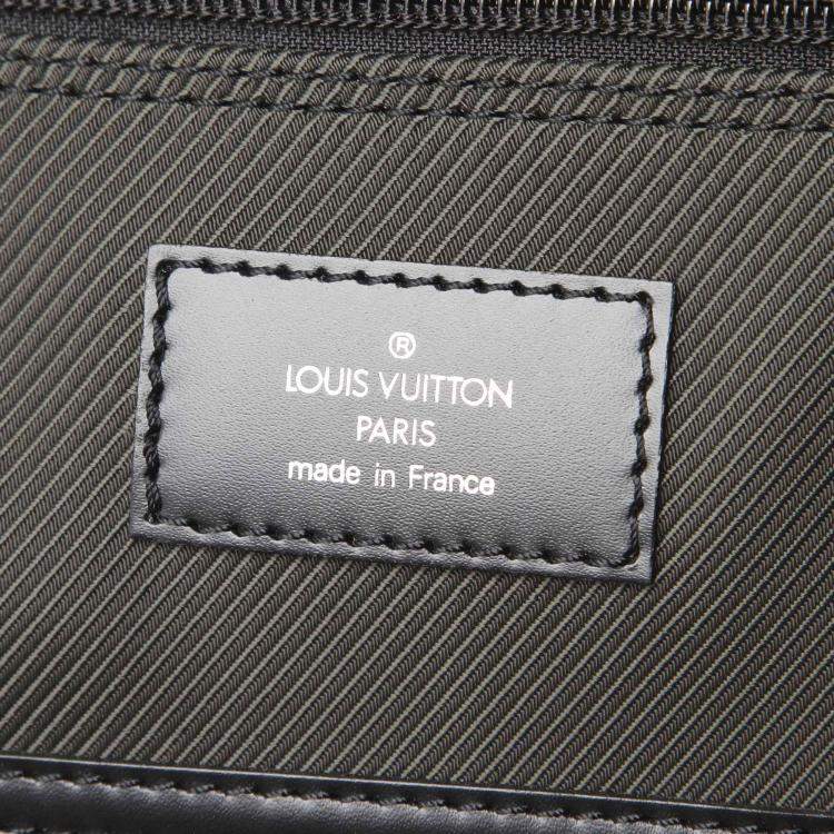 Pre Owned Louis Vuitton Green Nylon Santore Ardoise Garment Travel Bag