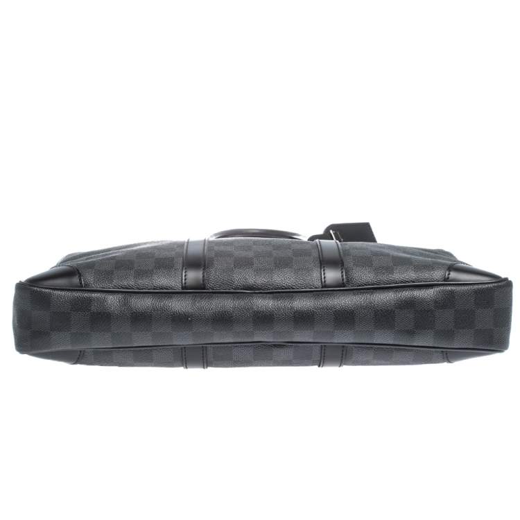Pre Owned Louis Vuitton Damier Graphite Canvas Porte Documents Voyage Briefcase