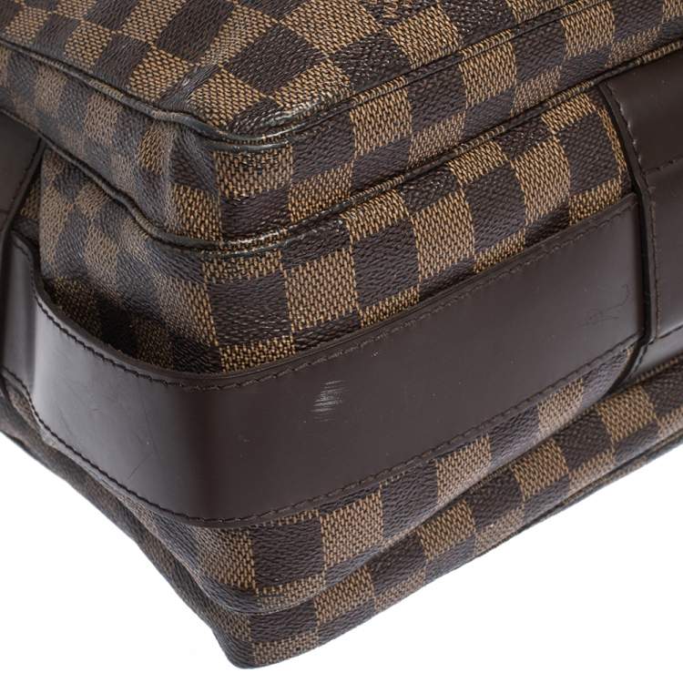 Pre Owned Louis Vuitton Damier Ebene Canvas Naviglio Messenger Bag