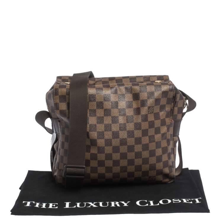 Pre Owned Louis Vuitton Damier Ebene Canvas Naviglio Messenger Bag