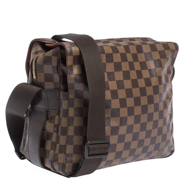 Pre Owned Louis Vuitton Damier Ebene Canvas Naviglio Messenger Bag