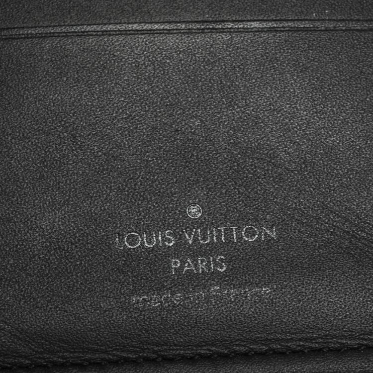 Pre Owned Louis Vuitton Blue Damier Infini Leather Slender Wallet