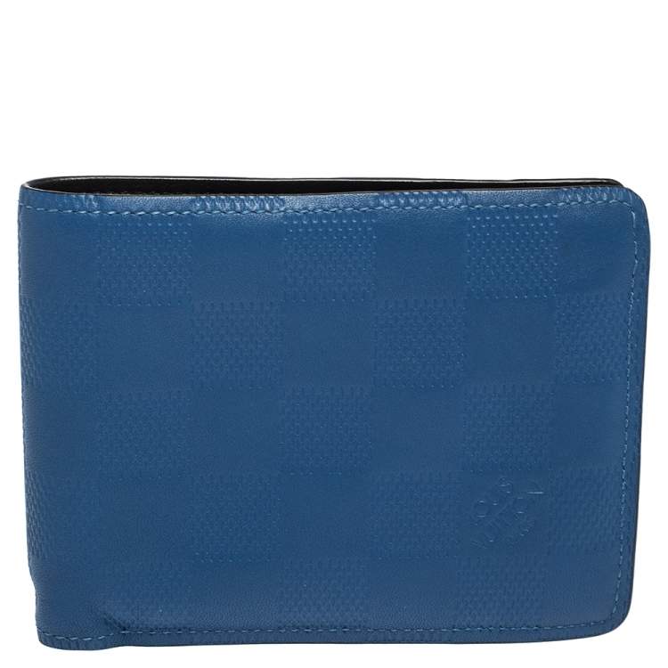 Louis Vuitton Blue Damier Infini Leather Slender Wallet Louis Vuitton | The  Luxury Closet