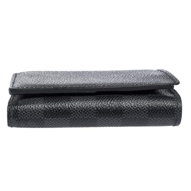 Pre Owned Louis Vuitton Damier Graphite Canvas Trifold Wallet