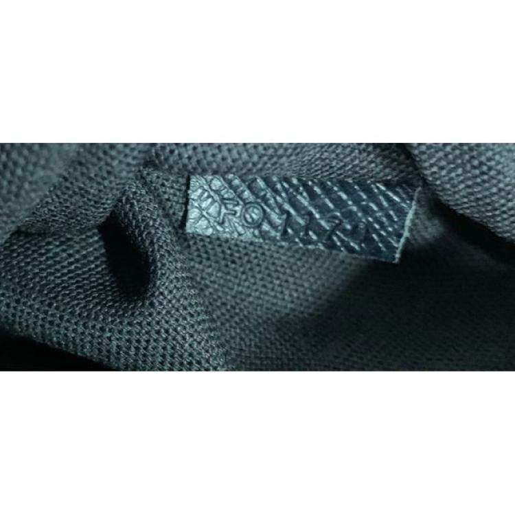 Pre Owned Louis Vuitton Black Taiga Leather Roman MM Bag