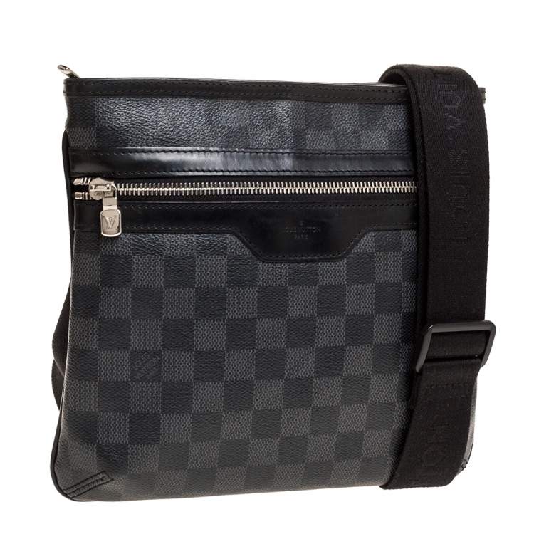 Pre Owned Louis Vuitton Damier Graphite Canvas Thomas Messenger Bag