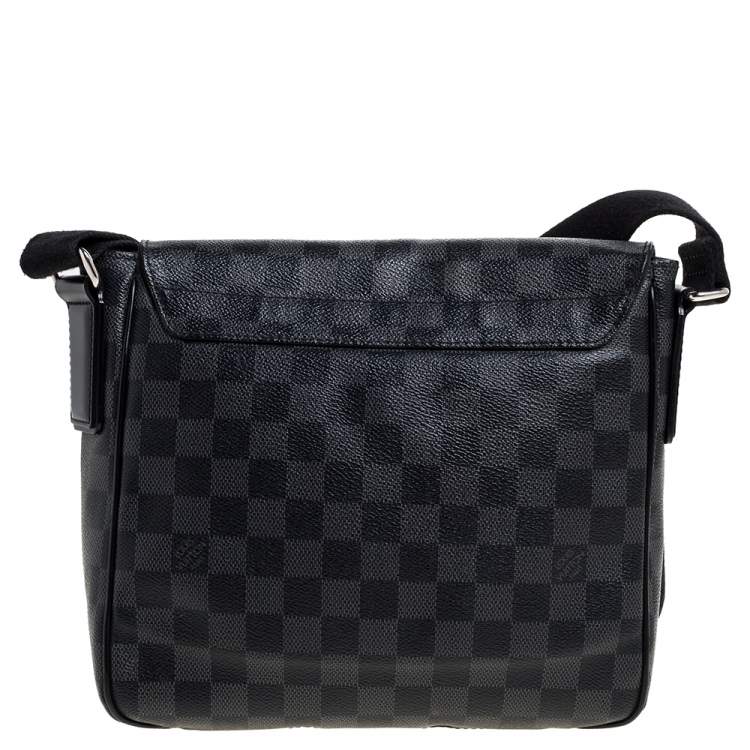 Pre Owned Louis Vuitton Damier Graphite Canvas District PM Bag