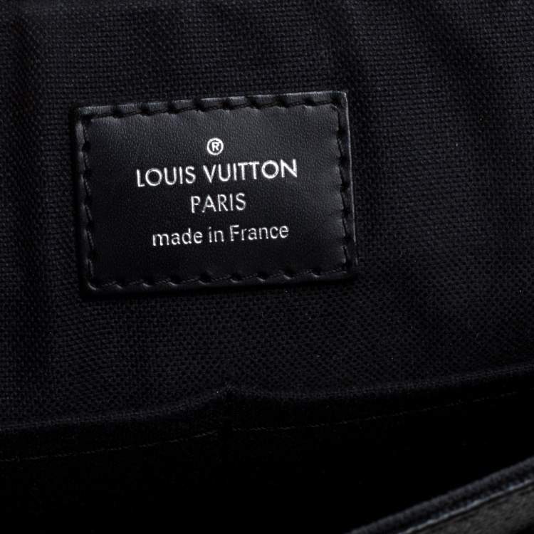 Pre Owned Louis Vuitton Damier Graphite Canvas District PM Bag