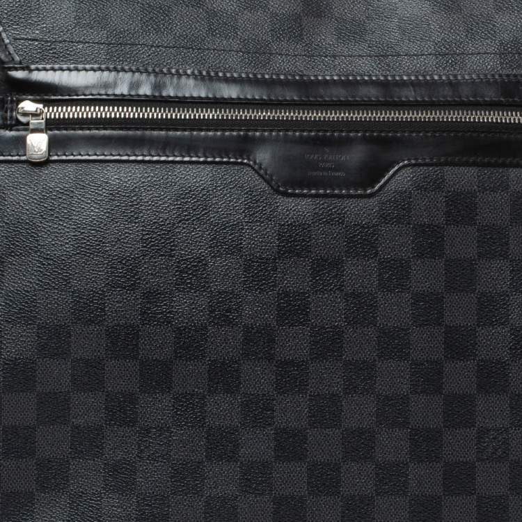 Pre Owned Louis Vuitton Damier Graphite Canvas Daniel GM Messenger Bag