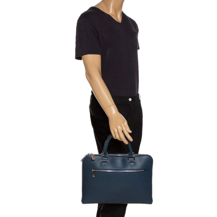 Louis Vuitton Ardoise Taiga Alexander Briefcase - Yoogi's Closet