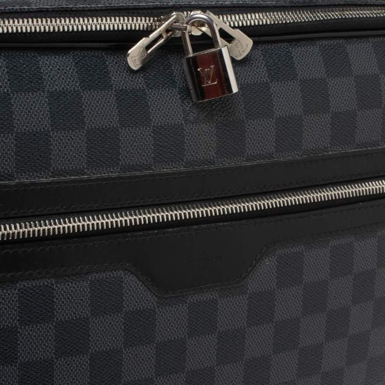 Pre Owned Louis Vuitton Damier Graphite Canvas Steeve Briefcase Bag