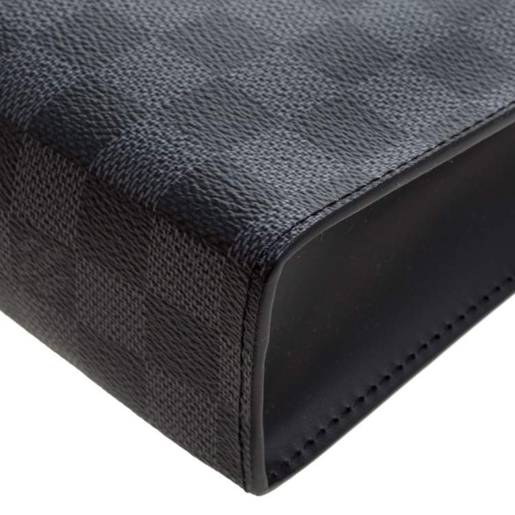 Pre Owned Louis Vuitton Damier Graphite Pochette Voyage MM