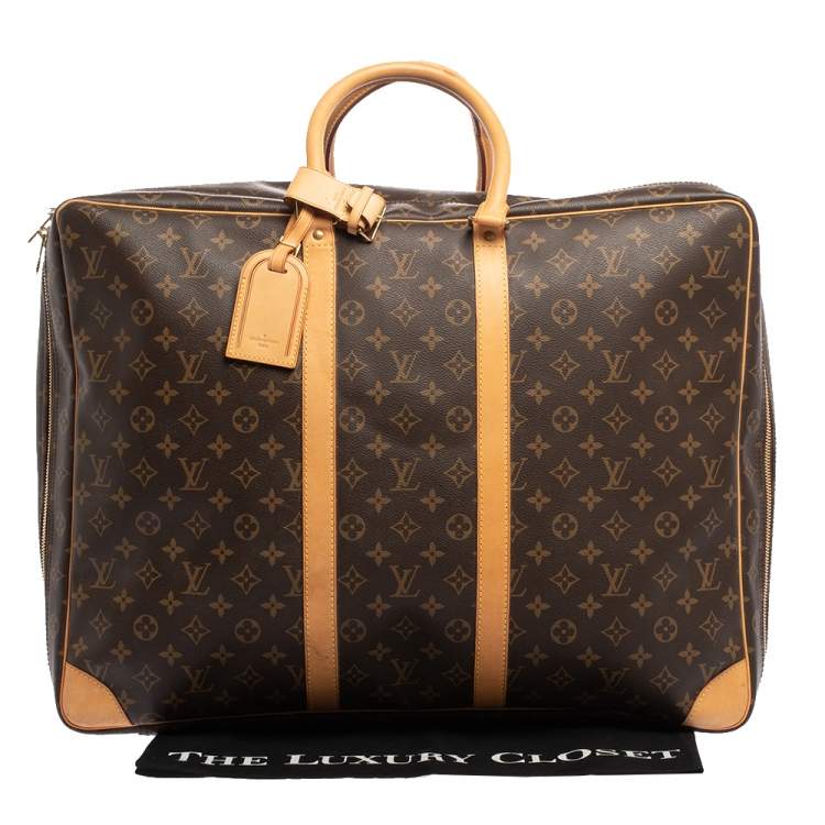 Pre Owned Louis Vuitton Monogram Canvas Sirius 55 Suitcase