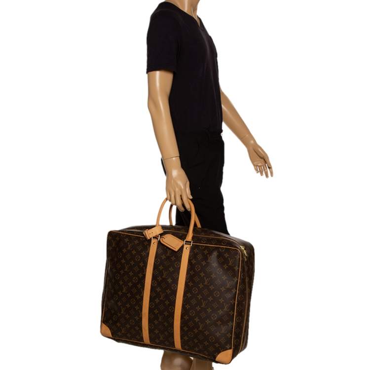 LOUIS VUITTON Sirius 70 brown LV monogram canvas large travel bag