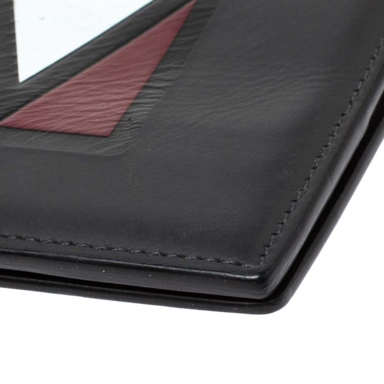 Pre Owned Louis Vuitton Black Leather Bifold Wallet