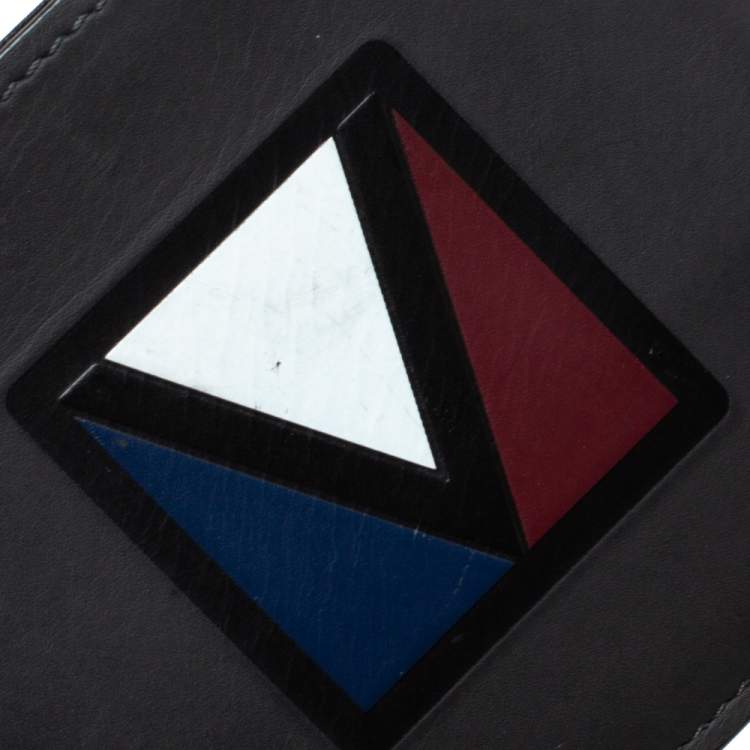 Pre Owned Louis Vuitton Black Leather Bifold Wallet