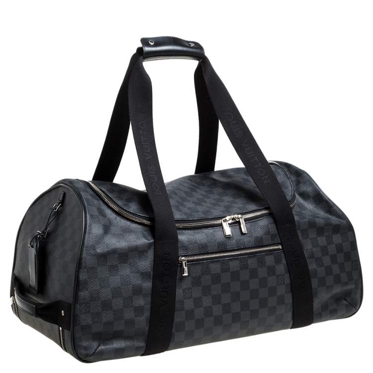 Pre Owned Louis Vuitton Damier Graphite Canvas Neo Eole 55 Rolling Luggage
