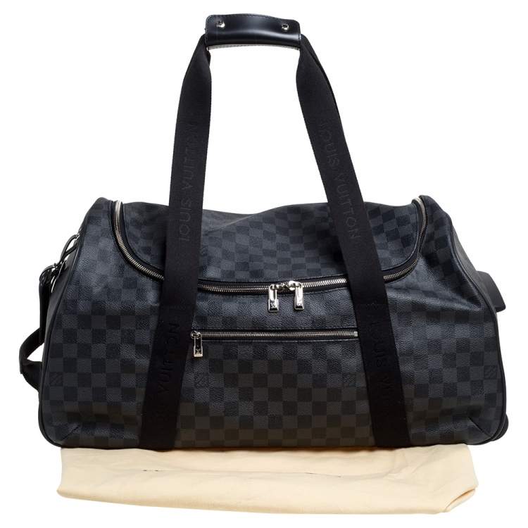 Pre Owned Louis Vuitton Damier Graphite Canvas Neo Eole 55 Rolling Luggage