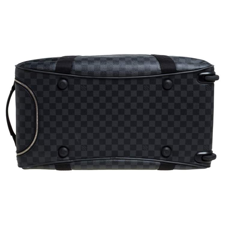 Pre Owned Louis Vuitton Damier Graphite Canvas Neo Eole 55 Rolling Luggage