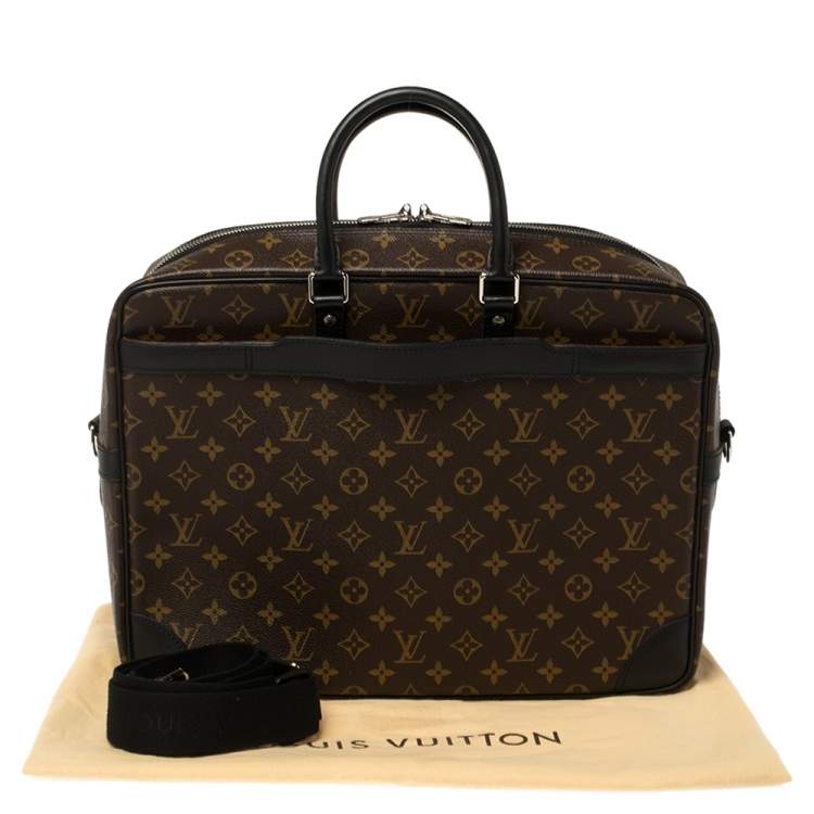Pre Owned Louis Vuitton Monogram Canvas Porte Documents Voyage Briefcase GM Bag