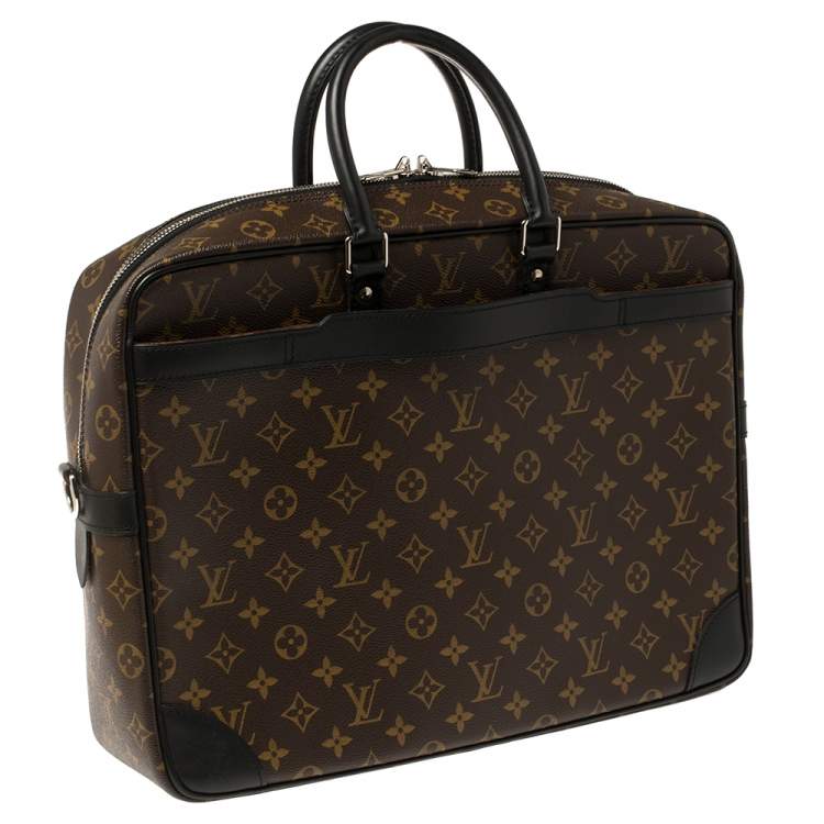 Pre Owned Louis Vuitton Monogram Canvas Porte Documents Voyage Briefcase GM Bag