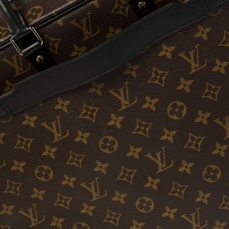 Pre Owned Louis Vuitton Monogram Canvas Porte Documents Voyage Briefcase GM Bag
