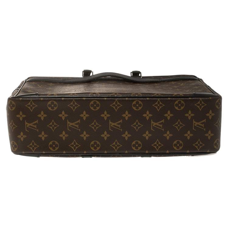 Pre Owned Louis Vuitton Monogram Canvas Porte Documents Voyage Briefcase GM Bag