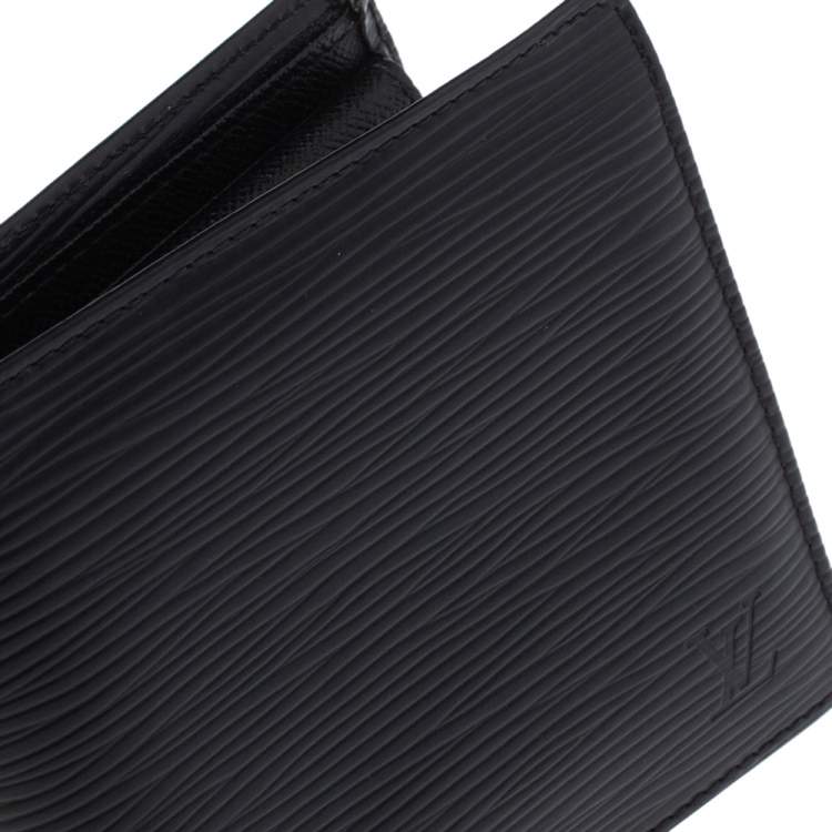 Pre Owned Louis Vuitton Black Epi Leather Marco Bifold Wallet 