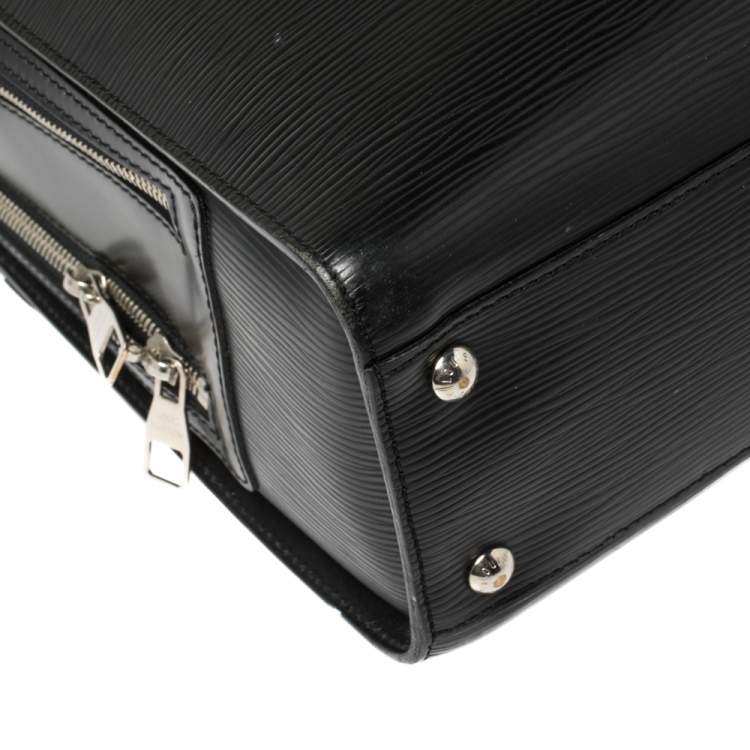 Pre Owned Louis Vuitton Epi Leather Bassano GM Briefcase 