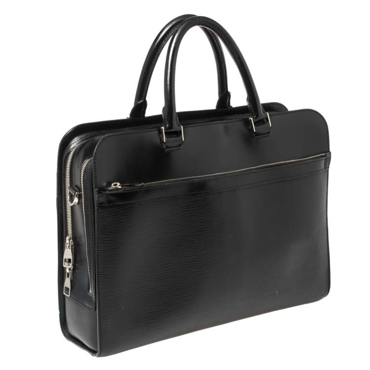 Pre Owned Louis Vuitton Epi Leather Bassano GM Briefcase 