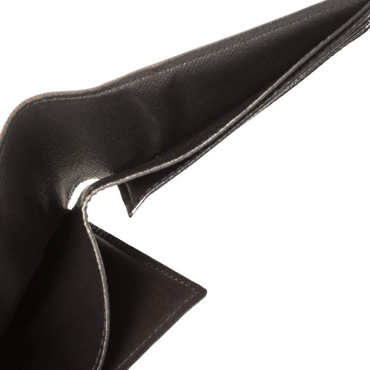 Preloved Louis Vuitton Damier Ebene Leather Wallet Men's Bi-Fold
