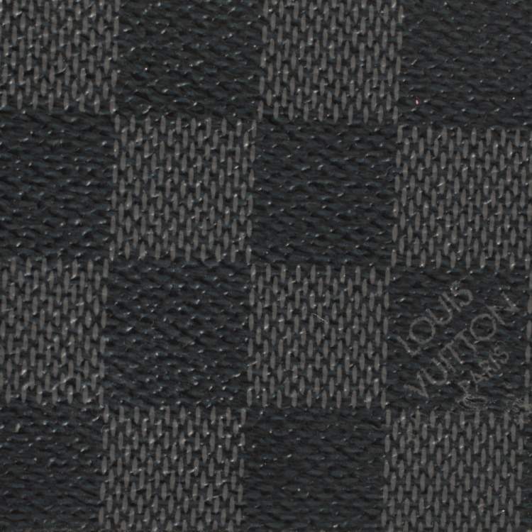 Pre Owned Louis Vuitton Damier Graphite Canvas Enveloppe Carte de Visite Card Holder 