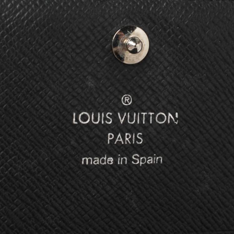 Pre Owned Louis Vuitton Damier Graphite Canvas Enveloppe Carte de Visite Card Holder 
