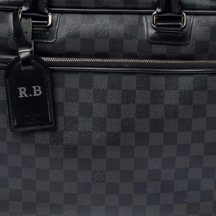 Pre Owned Louis Vuitton Damier Graphite Canvas Icare Business Bag
