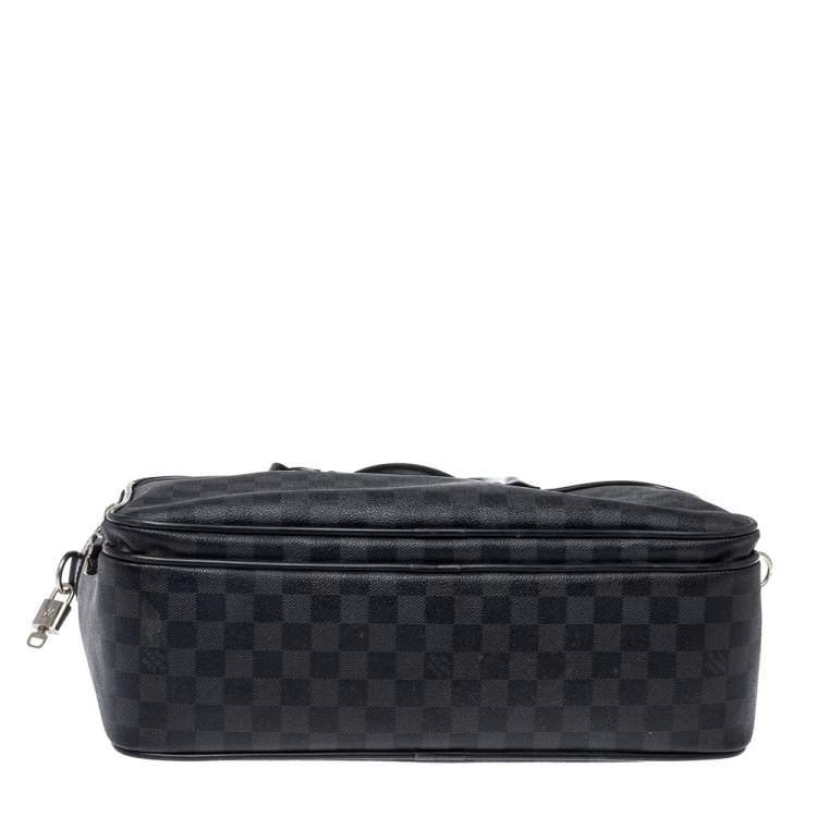 Pre Owned Louis Vuitton Damier Graphite Canvas Icare Business Bag