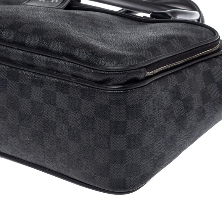 Pre Owned Louis Vuitton Damier Graphite Canvas Icare Business Bag